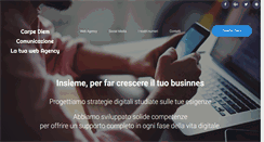 Desktop Screenshot of carpediemcomunicazione.it